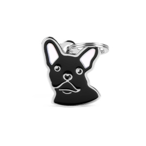 תג שם FRENCH BULLDOG BLACK