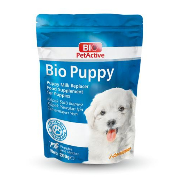 אבקת חלב לגורי כלבים ביו אקטיב 200 גרם