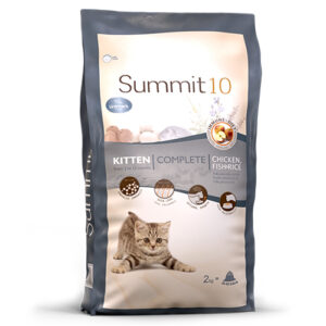 סאמיט 10 לגורי חתולים עוף אורז ודגים 2 ק"ג