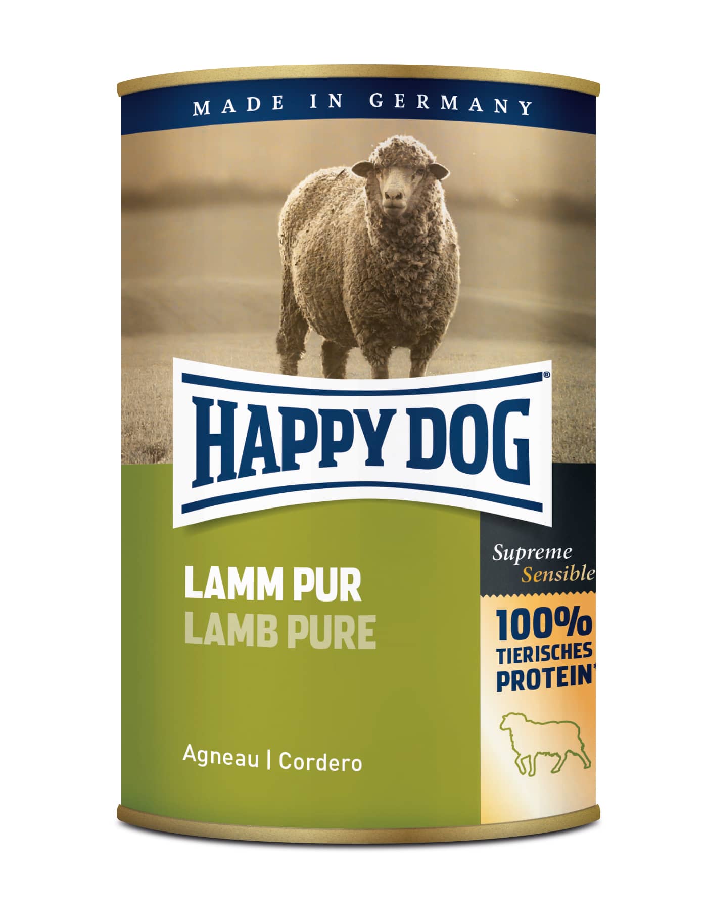 Happy Dog שימורים לכלב בטעם כבש 400 גרם