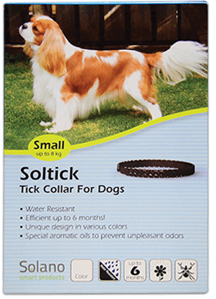 קולר Soltick נגד קרציות לכלבים שמשקלם עד 8 ק"ג סולאנו