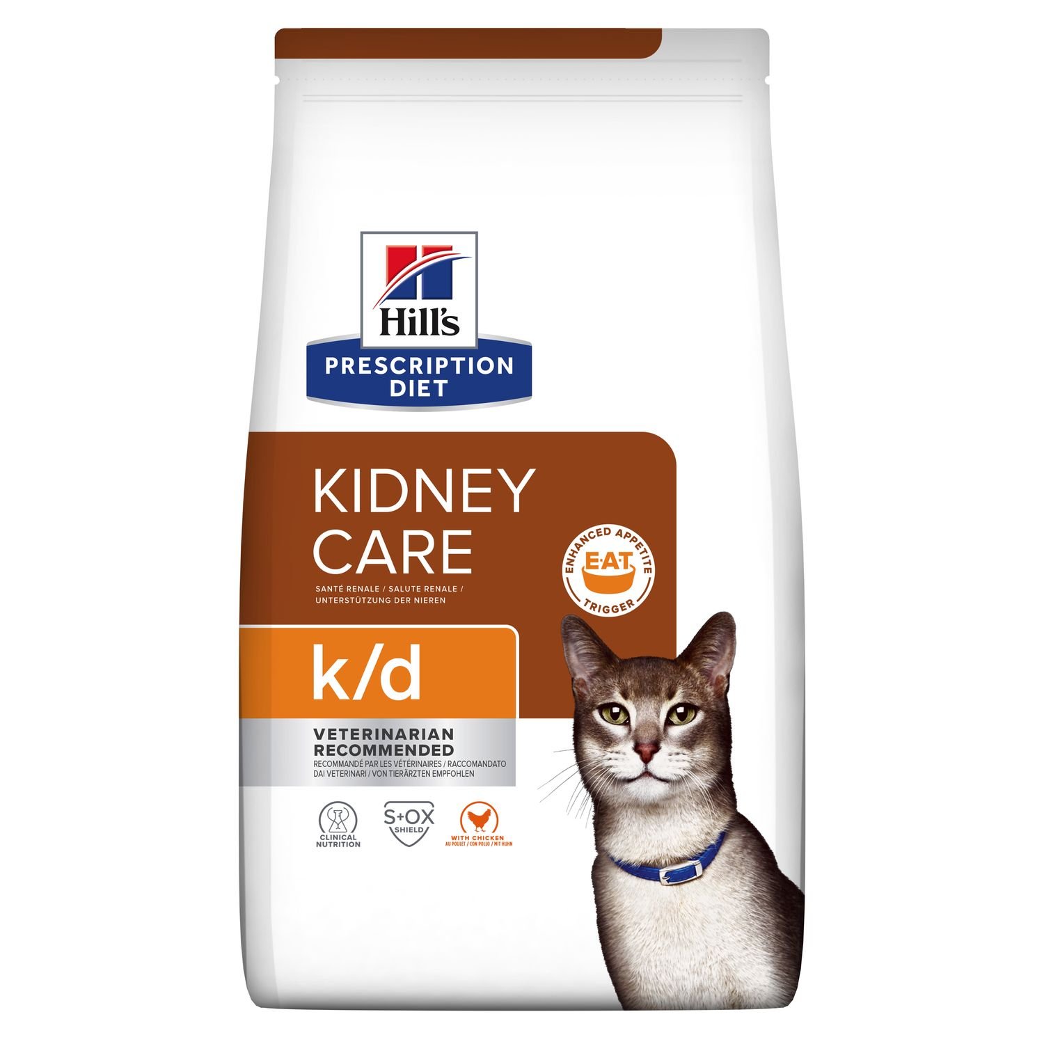 מזון רפואי הילס K/D חתול 8 קג