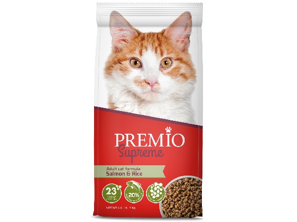 פרמיו חתול סלמון ואורז 2 קג