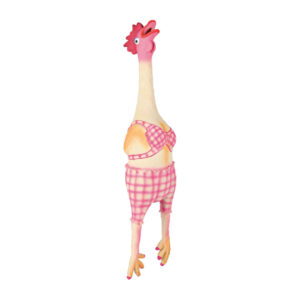 בובת תרנגול בחליפה אדומה טריקסי
