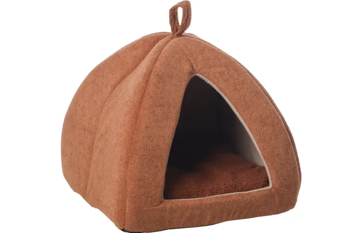 מיטה לכלב ולחתול איגלו Pasco Igloo חום