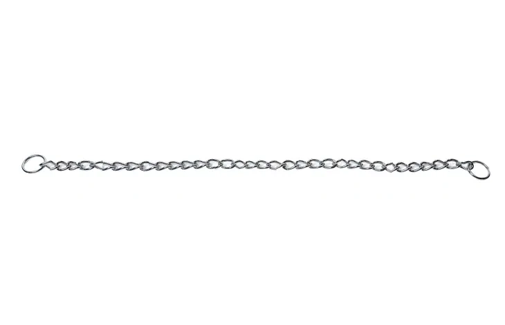 שרשרת חנק נגד משיכה 80*3.5 פלו סילבר